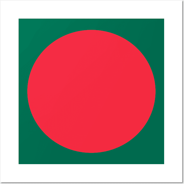 Bangladesh Flag Wall Art by Historia